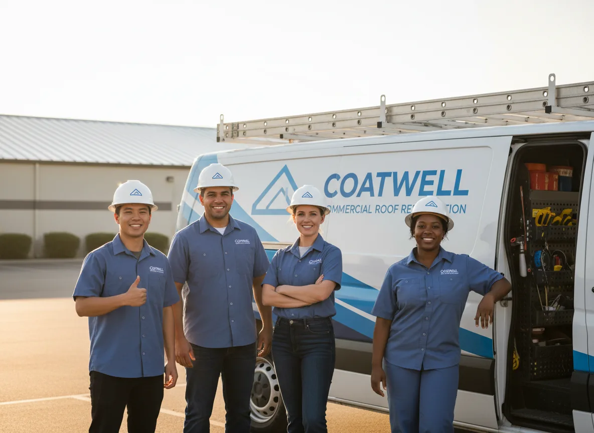 Commercial roof coating company in East Lynne, MO